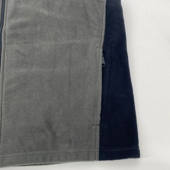Columbia Men's Fleece Zip-Up Vest Green Black XL - Picture 8 of 15